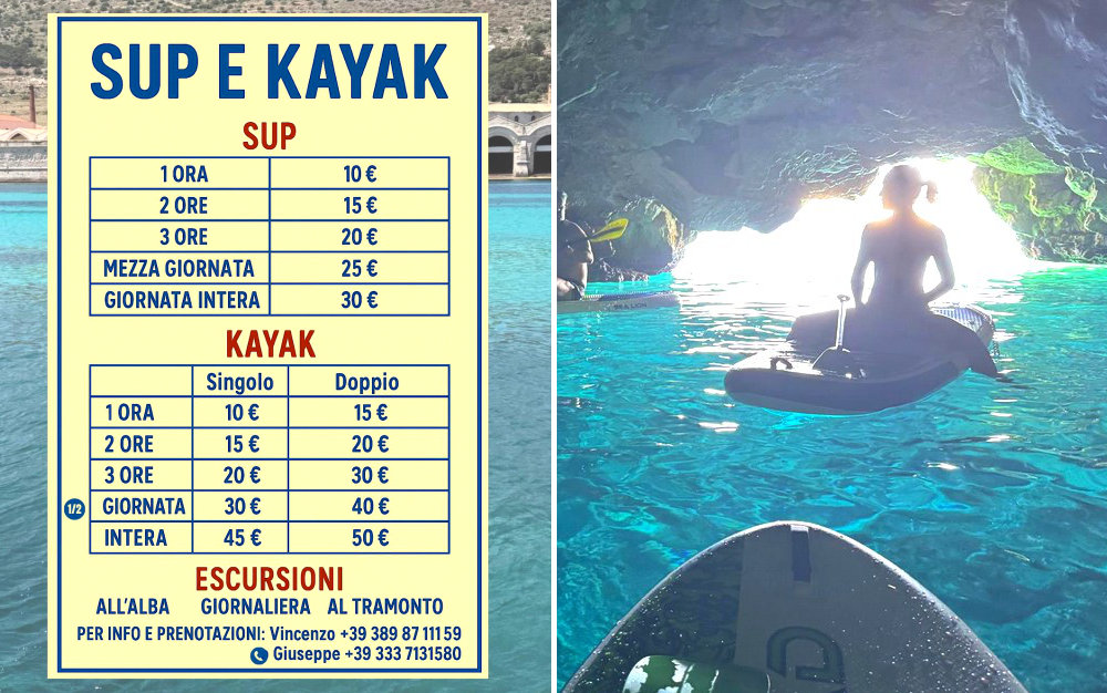 Noleggio Sup & Kayak